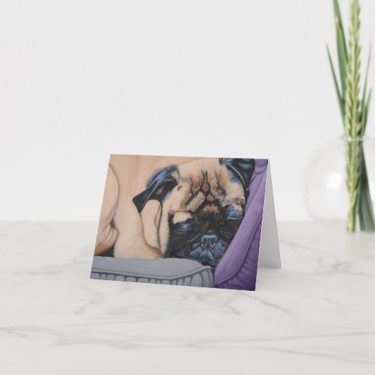 非常に必要な休符カード カード (正面)