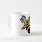非常に怒っている蜂のマグ コーヒーマグカップ (正面左)