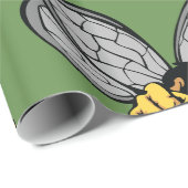 非常に怒っている蜂の光沢のある包装紙 ラッピングペーパー (ロールコーナー)