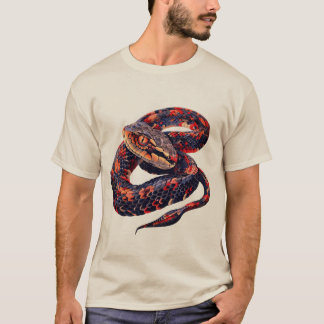 非常に怖いヘビTシャツデザイン Tシャツ