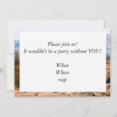 非常に急なアップグレード 招待状 (裏面)