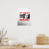 非常に恐れることを恐れる – アンチHillary png.png ポスター (キッチン)