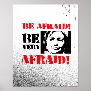 非常に恐れることを恐れる – アンチHillary png.png ポスター