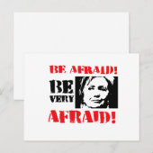 非常に恐れる ポストカード (正面/裏面)