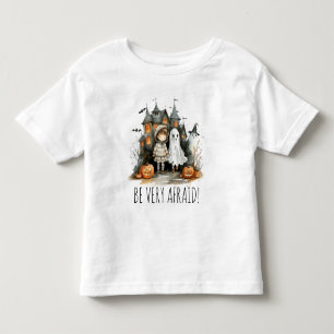 非常に恐れる – 幽霊のよく出る衣装のいたずら トドラーTシャツ