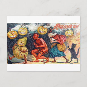 非常に恐ろしいハロウィーン ポストカード