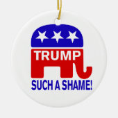 非常に恥をさらす セラミックオーナメント (正面)