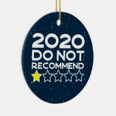 非常に悪い2020 one star Reviewを推奨しない セラミックオーナメント (右)