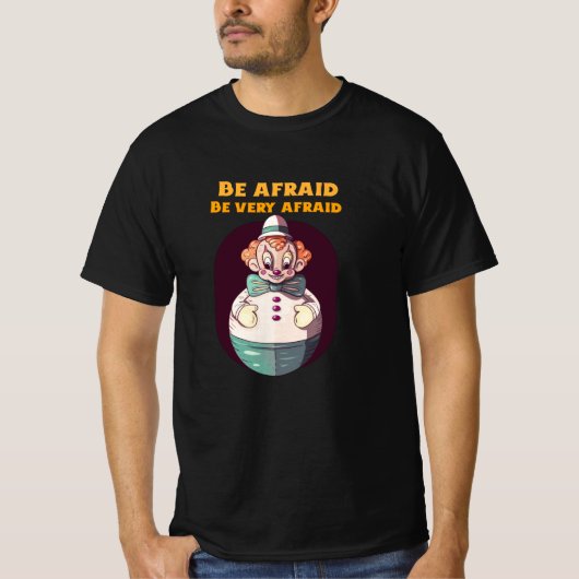 非常に悪を恐れる恐れがあるピエロデザイン Tシャツ (正面)