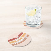 非常に感謝のコースター ラウンドペーパーコースター (インサイチュ)