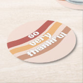 非常に感謝のコースター ラウンドペーパーコースター (アングル)