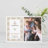 非常に感謝の写真感謝の挨拶 シーズンカード (スタンド正面)