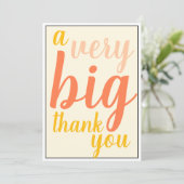 非常に感謝の気持ちを表すボスまたはスタッフ サンキューカード (スタンド正面)