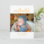 非常に感謝の秋秋の誕生発表 招待状 (スタンド正面)