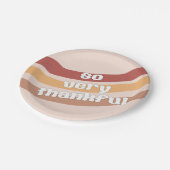 非常に感謝の紙プレート ペーパープレート (アングル)
