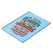 非常に慎重に非常に可愛い鮮やか人 ノートブック (左側)