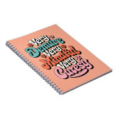 非常に慎重に非常に可愛い鮮やか人 ノートブック (右側)