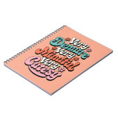 非常に慎重に非常に可愛い鮮やか人 ノートブック (左側)