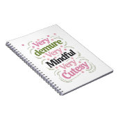 非常に慎重に非常に可愛い鮮やか人 ノートブック (右側)