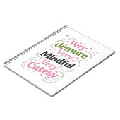 非常に慎重に非常に可愛い鮮やか人 ノートブック (左側)