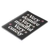 非常に慎重に非常に可愛い鮮やか人 ノートブック (左側)