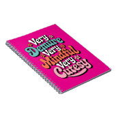 非常に慎重に非常に可愛い鮮やか人 ノートブック (右側)