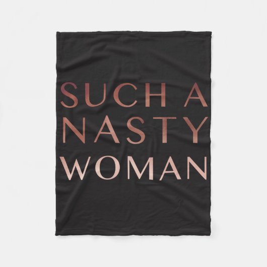 非常に扱いにくい女性 フリースブランケット (正面)