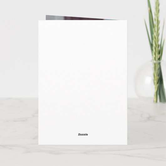 非常に折りメリー畳まれた休日の写真グリーティングカード シーズンカード (裏面)