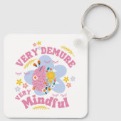 非常に控えめな非常に心を込めたフローラの幸福 キーホルダー (裏面)