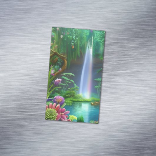 非常に描写磨き上げられた横長全角表示 マグネット名刺 (インサイチュ)