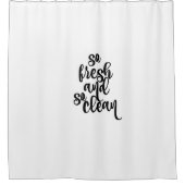 非常に新鮮で清潔なシャワパーソナライズされたーカーテン シャワーカーテン (正面)