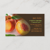 非常に新鮮な桃 名刺 (裏面)