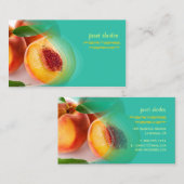 非常に新鮮な桃 名刺 (正面/裏面)