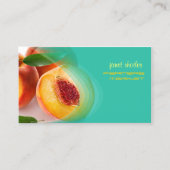 非常に新鮮な桃 名刺 (正面)