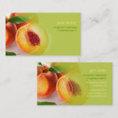 非常に新鮮な桃 名刺 (正面/裏面)