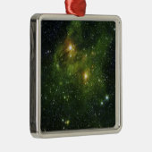 非常に明るい二つの星 メタルオーナメント (右)