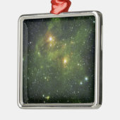 非常に明るい二つの星 メタルオーナメント (左)