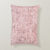 非常に明るい飽和抽象芸術ピンクの背景 アクセントクッション (裏面(縦))
