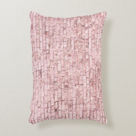 非常に明るい飽和抽象芸術ピンクの背景 アクセントクッション (正面(垂直))