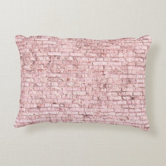 非常に明るい飽和抽象芸術ピンクの背景  アクセントクッション (裏面)