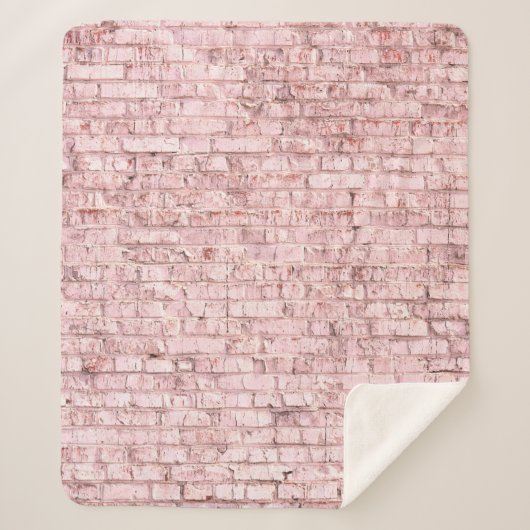 非常に明るい飽和抽象芸術ピンクの背景  シェルパブランケット (正面)