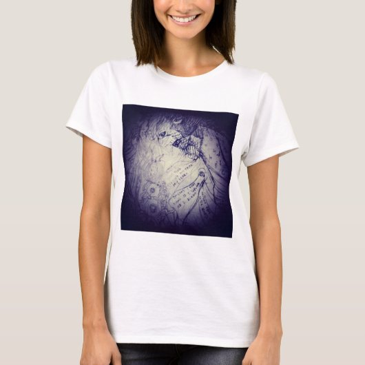 非常に暗い生き後を追物が Tシャツ (正面)