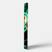 非常に曲がったテープはアクアマリンとコーヒーの溝 Case-Mate iPhoneケース (裏面 / 右)