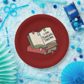 非常に本っぽいクリスマス ペーパープレート (パーティー)