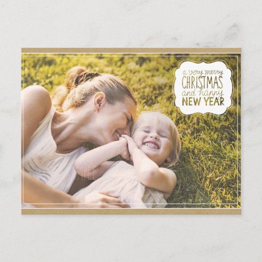 非常に楽しいクリスマス&ハッピーニューイヤーポストカード シーズンポストカード (正面)