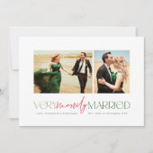 非常に楽し結婚したくミセス・フォモダント結婚の シーズンカード (正面)