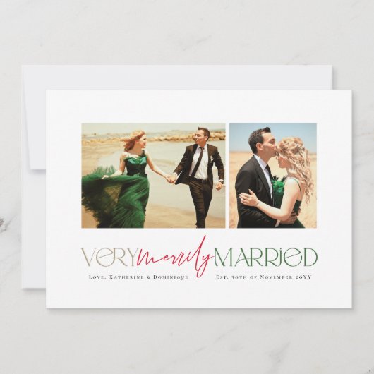 非常に楽し結婚したくミセス・フォモダント結婚の シーズンカード (正面)