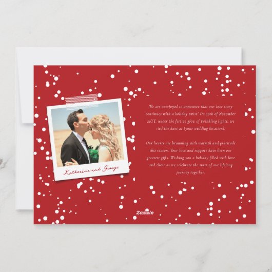 非常に楽し結婚したくミセス・フォモダント結婚の シーズンカード (裏面)