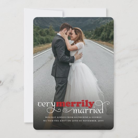 非常に楽し結婚したくミセス・フォモダント結婚の シーズンカード (正面)