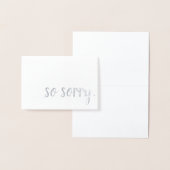 非常に残念な銀箔 箔カード (ディスプレー)